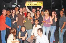 DANA'S SUPER SALSA BIRTHDAY PARTY AT THE COMEDY CLUB WHAT A NIGHT WE HAD!