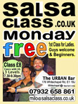 We are now Mondays at the URBAN BAR. Please join us.